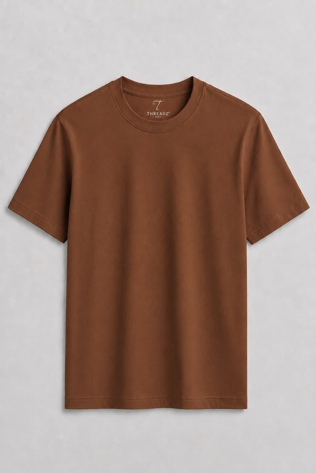 Brown Plain Tee